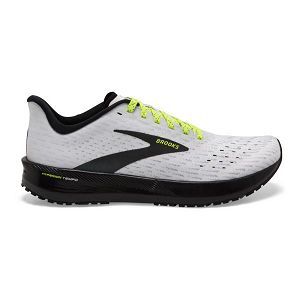 Brooks Hyperion Tempo Road Running Shoes - Womens, White/Yellow/Black | IE-PRB467208